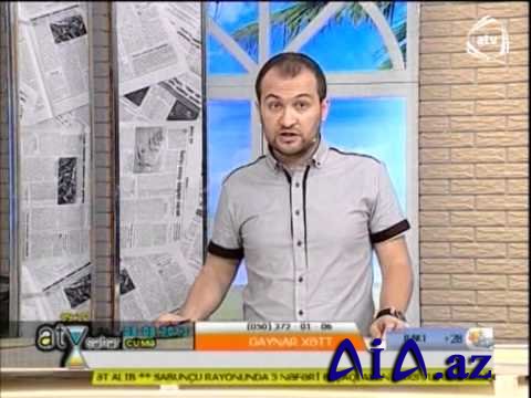 ATV-nin aparıcısı azərbaycanlılara nadan dedi - ŞOK VİDEO