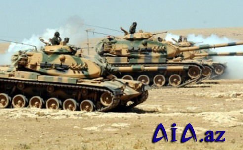Türkiyə tankları Suriya sərhədinə yeridildi