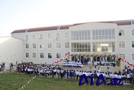 Füzulidə müsiqi təmayüllü gimnaziyanın açılışı oldu - Fotolar