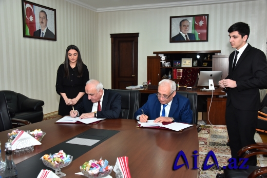 Sumqayıt Dövlət Universiteti ilə Qartal Tikinti Firması arasında əməkdaşlıq müqaviləsi imzalandı