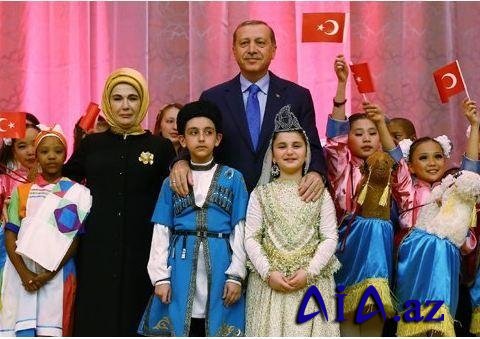 Azərbaycanlı uşaqlar Ərdoğanı kövrəltdi (FOTO)