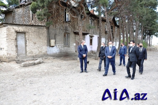 Goranboy rayon İcra Hakimiyyətinin başçısı yeni inşa edilmiş 8 mənzilli yaşayış binasına baxış keçirdi
