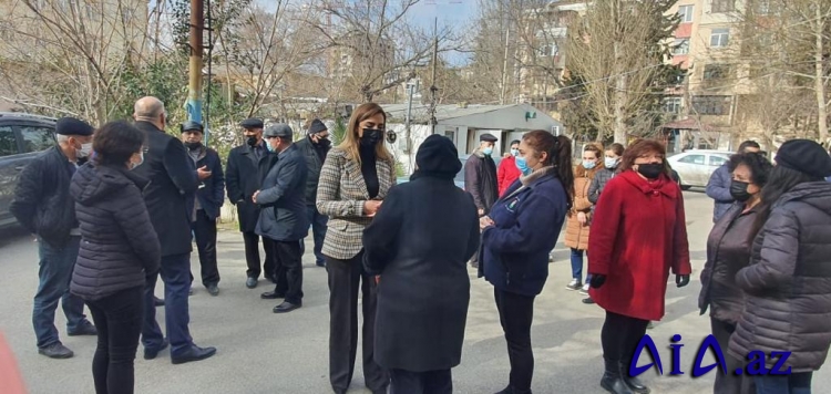 Könül Nurullayeva Nizami rayonunda seçiciləri ilə görüşləri davam etdirir