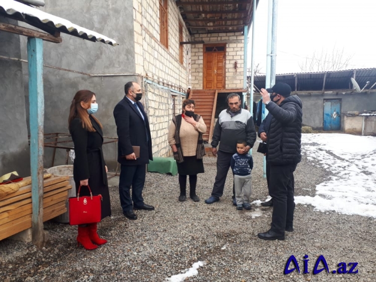 Yeni Azərbaycan Partiyası (YAP) Göygöl Rayon Təşkilatının nümayəndələri şəhid və qazi ailələrinə ziyarəti davam edir