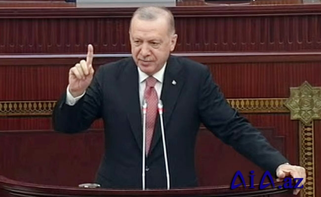 Türkiyə Respublikasının Prezidenti cənab Rəcəb Tayyib Ərdoğan 2021-ci il 16 iyun tarixdə Azərbaycan Respublikasının Milli Məclisində çıxış edib