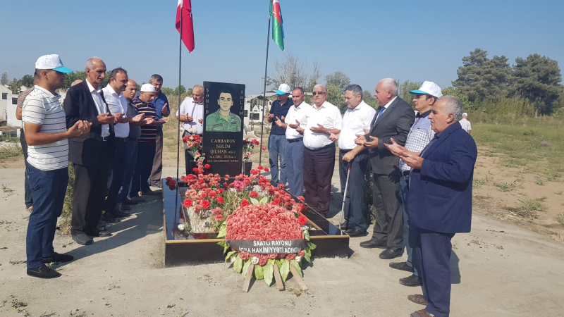 Saatlıda “Şəhid ailələrinə qayğı” aksiyası davam edir