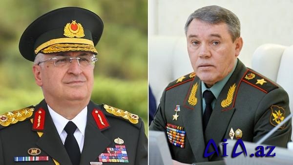 Türkiyə və Rusiya Baş Qərargah rəisləri təhlükəsizlik məsələlərini müzakirə ediblər