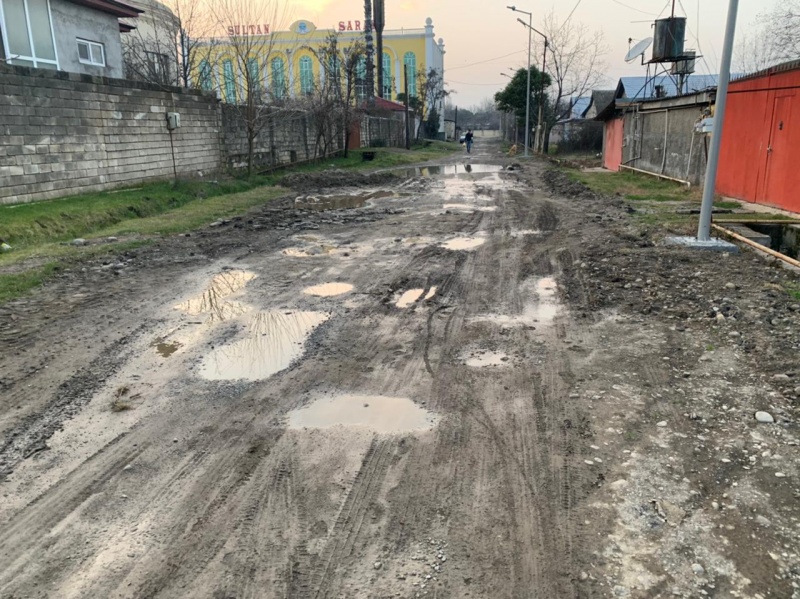 Lənkəranın Bağbanlar küçəsində yol problemi