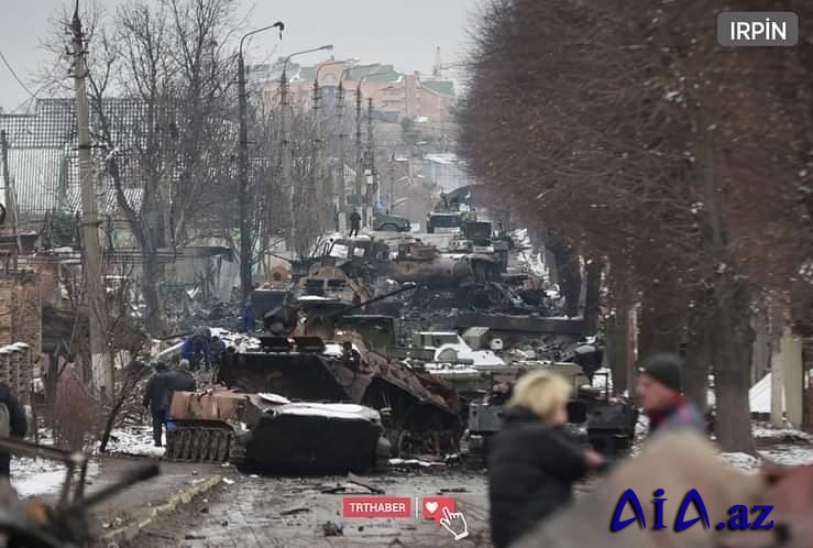 Ukrayna ordusu strateji körpüləri partladır - İşğalçıların qarşısını kəsmək üçün
