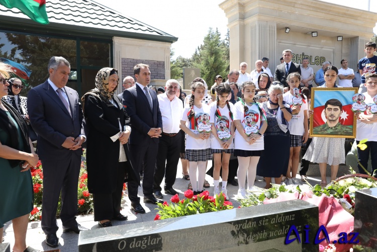 Abşeron rayonunda şəhid Elçin Həsənlinin 29-cu doğum günü qeyd edilib