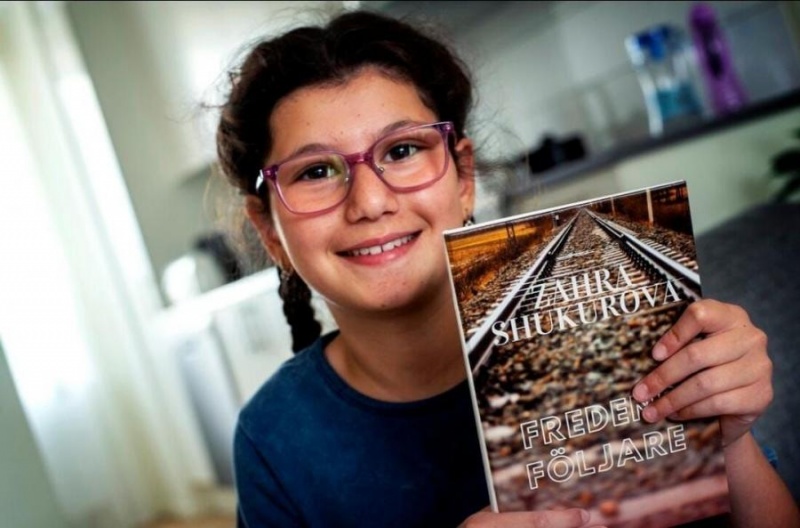 İsveçdə yaşayan 11 yaşlı həmyerlimiz kitab yazdı
