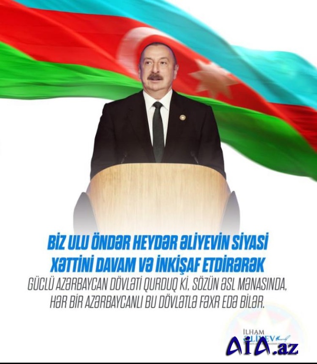 Azərbaycan Respublikasının Prezidenti İlham Əliyevin fəaliyyəti ilə əlaqədar.