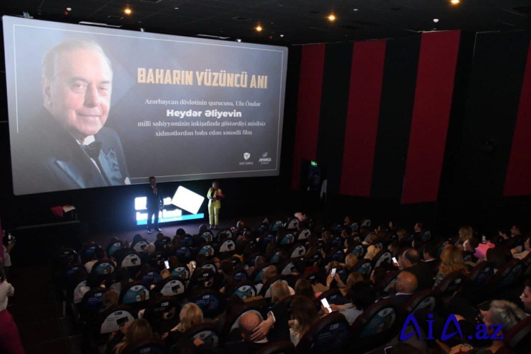 “HEYDƏR ƏLİYEV. BAHARIN YÜZÜNCÜ ANI” filminin təqdimatı oldu