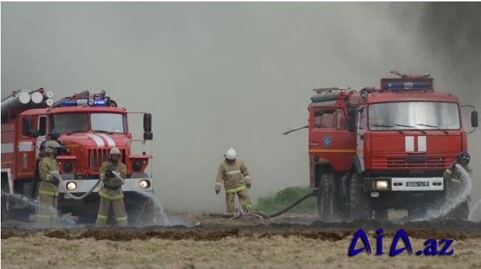 Krasnodardakı neft emalı zavodunda baş verən yanğının səbəbi məlum olub