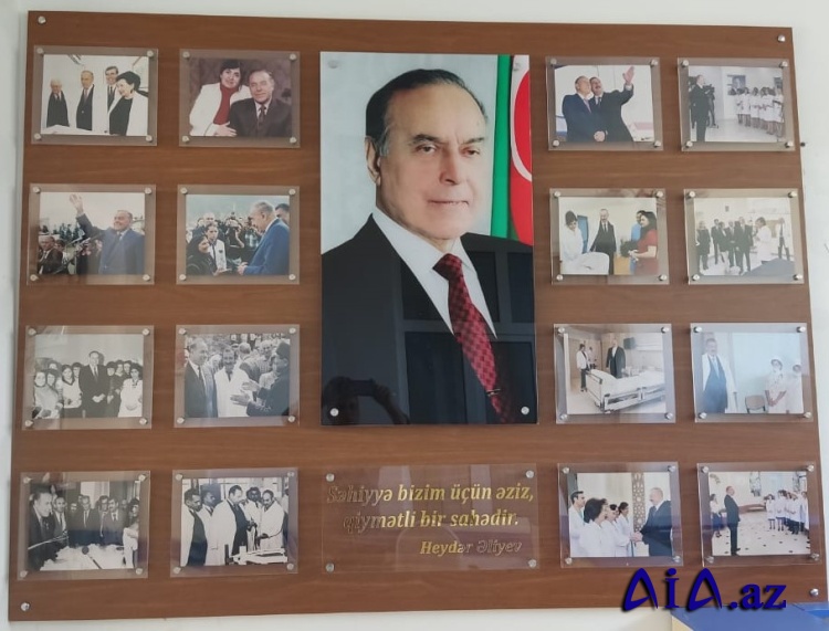 Ulu öndər Heydər Əliyevə həsr olunmuş guşə