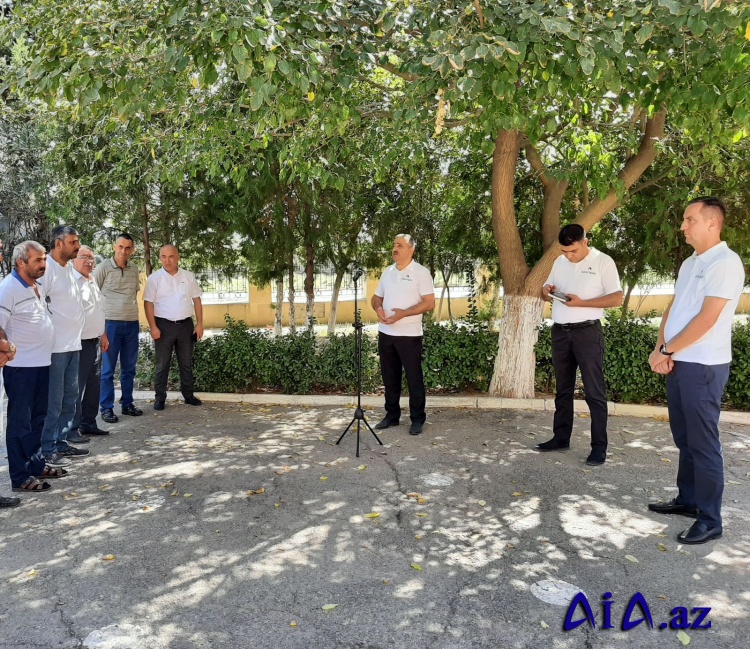 Vətəndaşlarla növbəti görüş Hacıqabul rayonunun Pirsaat qəsəbəsində baş tutdu