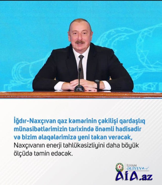 Naxçıvan Yaşıl enerji zonasına çevrilə bilər