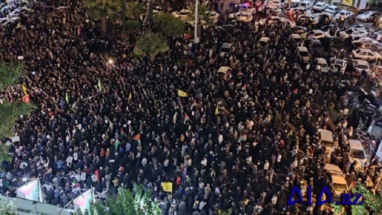 Tehran sakinlərinin Fələstin meydanında anti-sionist aksiyası