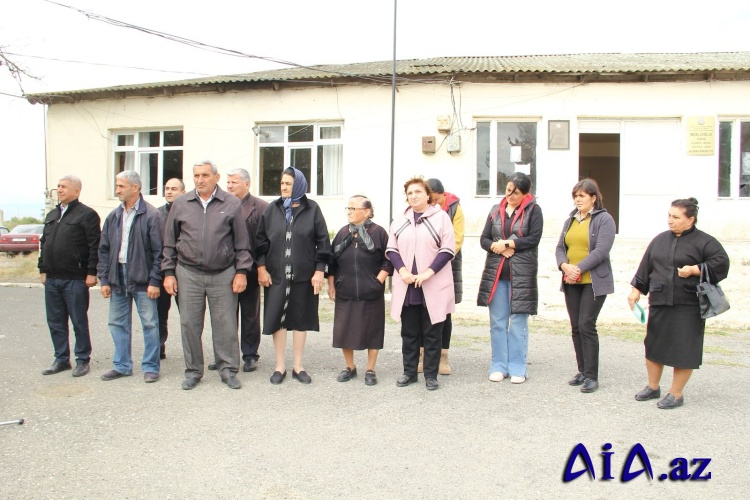 "Səyyar qəbul otağı" Goranboy rayonunun Boluslu kəndində quruldu