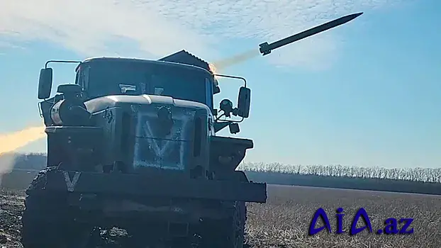 Rusiyanın “Qrad”ı Zaporojye istiqamətində ukraynalı silahlılara hücum edib