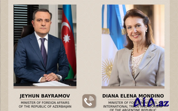 Ceyhun Bayramov argentinalı həmkarı ilə əməkdaşlıq məsələlərini müzakirə edib