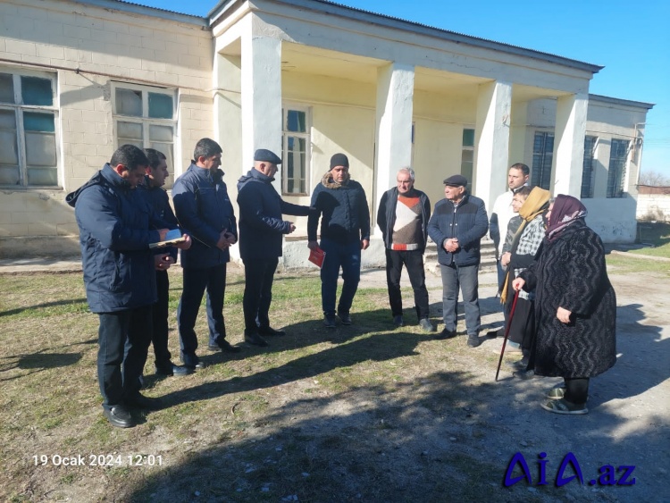 Şuraabad qəsəbəsində baş tutan aksiyada cəmi 5 müraciət ünvanlandı