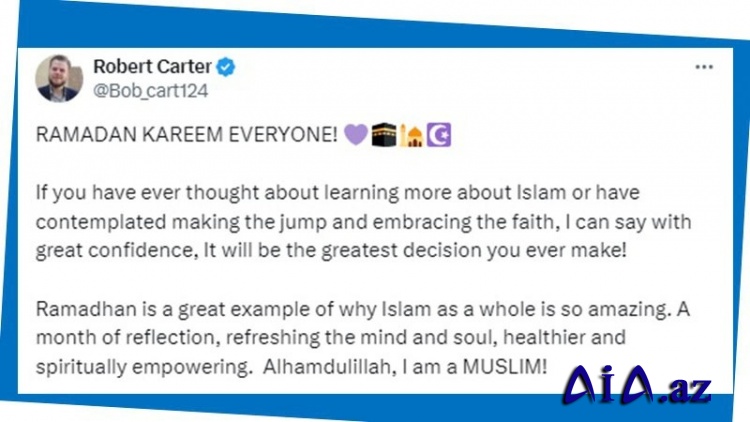 Britaniyalı jurnalisti  Ramazanda İslamı qəbul etdi