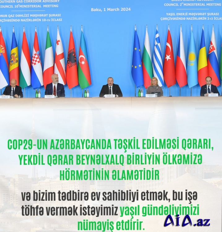 Bu gün Avrasiyadakı geosiyasi vəziyyət məhz Azərbaycanın gördüyü işlərin nə dərəcədə düzgün olduğunu sübut edir.