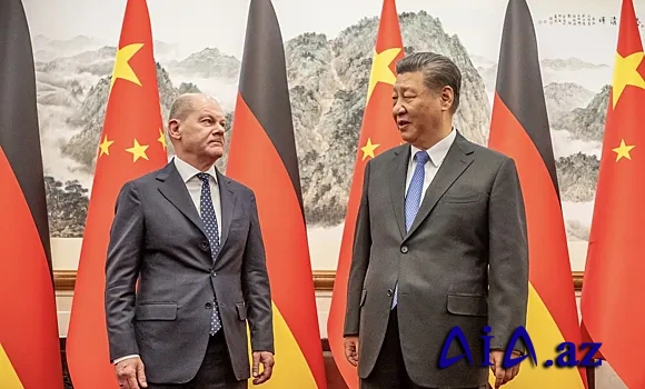 Xi Jinping Pekində Scholz-u qəbul edib