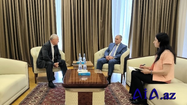 Tahir Budaqov MDB müşahidə missiyası qərargahının rəhbəri ilə görüşdü
