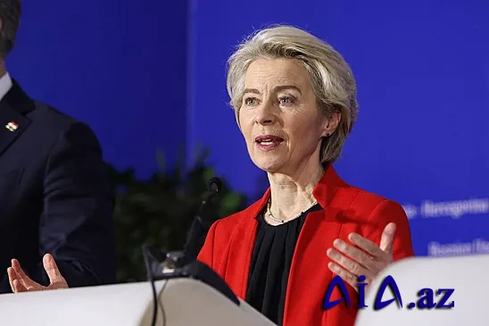 Von der Leyen Tramp administrasiyası ilə işləmək planlarını bölüşüb