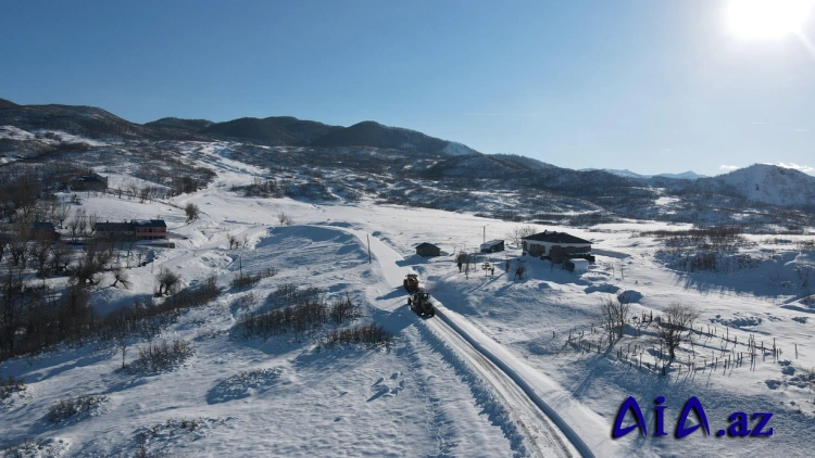 Tuncelidə 222 kənd yolu qar səbəbiylə nəqliyyata bağlandı