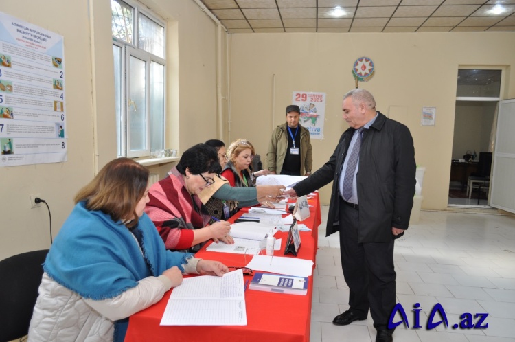 Nərimanov rayonunda şəhid ailələri Bələdiyyə seçkilərində aktiv iştirak edirlər