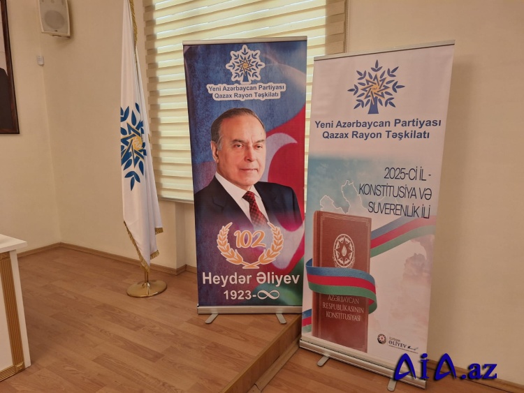 Qazaxda Ümummilli Lider Heydər Əliyevin anadan olmasının 102-ci ildönümünə həsr olunmuş tədbir keçirilib