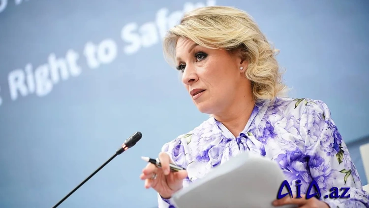 Zaxarova: Medinskiyə təhdidlər Kiyevin terrorist olduğunu sübut edir.