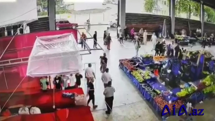 Ədirnədə  bazar satıcısı polisi döydü: Əməliyyata alındı