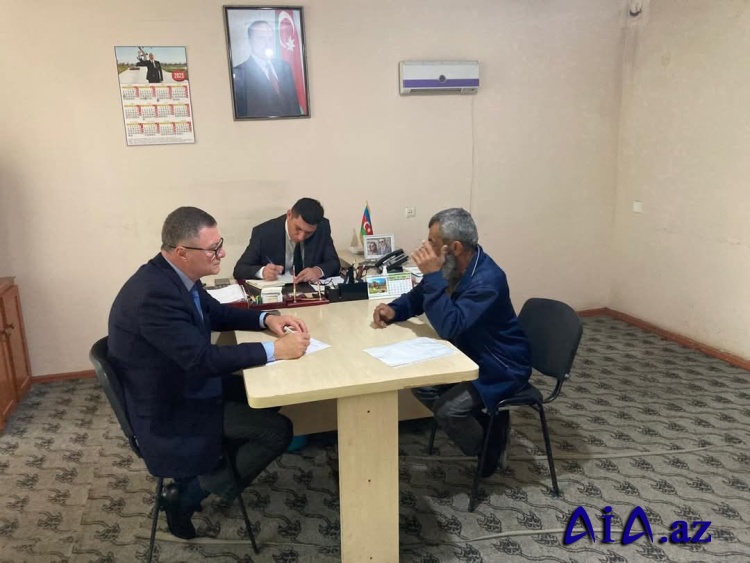 Azər Kərimli Zaqatalanın Dağlı kəndində sakinlərlə görüşüb
