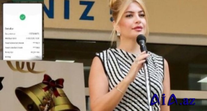 Sevinc Orucovanın “Son zəng” üçün pul yılğılması təsdiqləndi