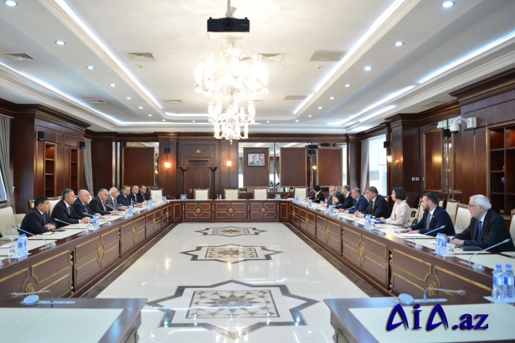 Milli Məclisdə ölkəmizdə səfərdə olan Gürcüstan Parlamentinin nümayəndə heyətinin üzvləri ilə görüş keçirilib