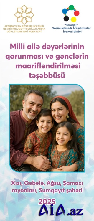 Tərəqqi Sosial-İqtisadi Araşdırmalar İctimai Birliyi layihəyə start verdi