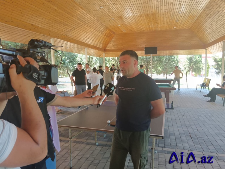 Ülfət İstirahət Mərkəzində Qazinin Mediatur İştirakçılarına Müsahibəsi