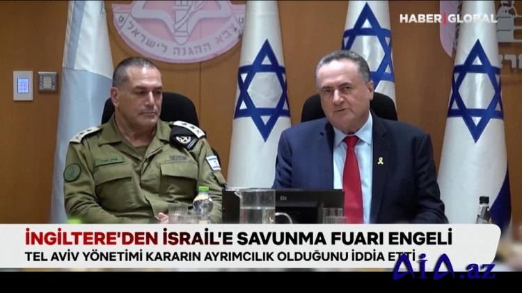 Böyük Britaniya İsrailin müdafiə sərgisində iştirakına mane olur