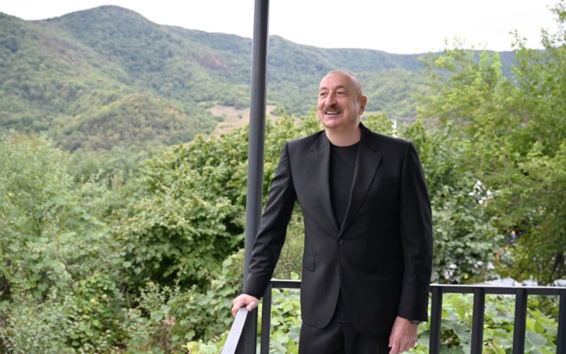 Prezident Badara kəndində olub -