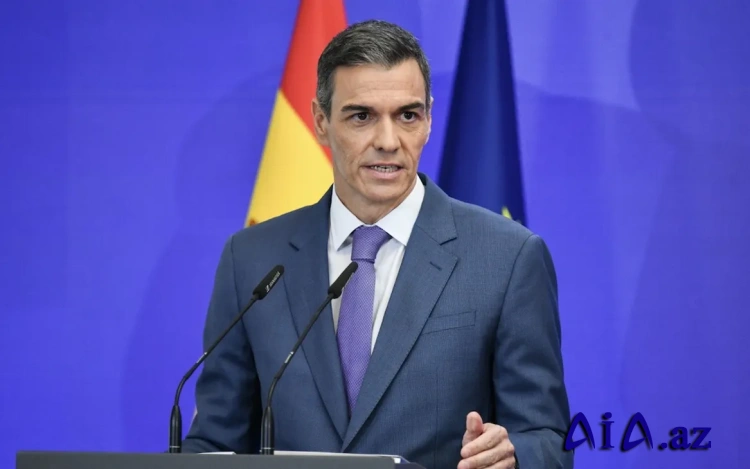 İspaniyanın baş naziri Avropanın Qəzza və Ukrayna ilə bağlı ikili standartlarına diqqət çəkib