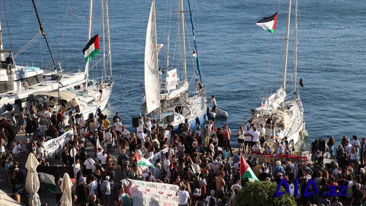 Yunanıstandakı sol müxalifət partiyalarından Qlobal Sumud Donanmasına dəstək mesajı