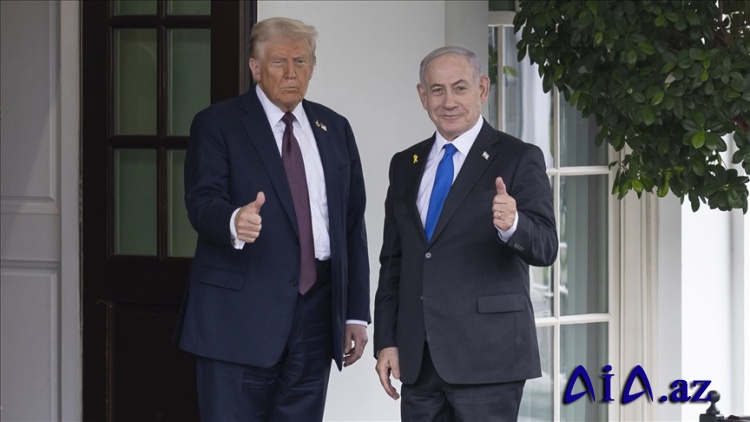 Tramp Ağ Evdə İsrailin baş naziri Netanyahunu qəbul edib