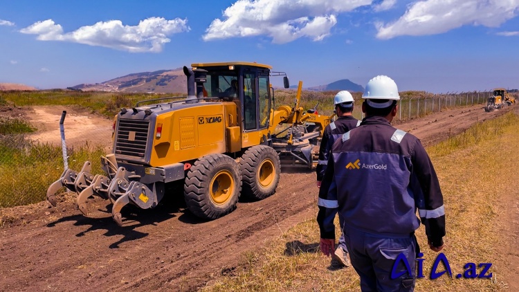 "AzerGold" QSC Quşçu kəndində infrastrukturun bərpasına dəstək göstərib