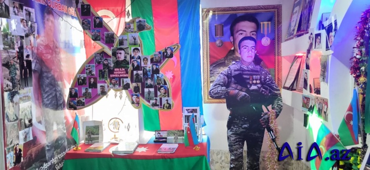 Şəhid  Rzayev Amin Qurban oğlunun məzarı ziyarət edilib