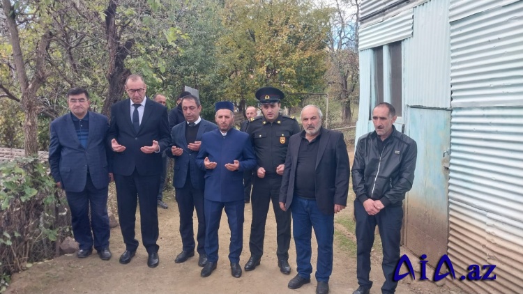Gədəbəydə Şəhid Teymurlu Orxan Şaiq oğlunun məzarı ziyarət edilib