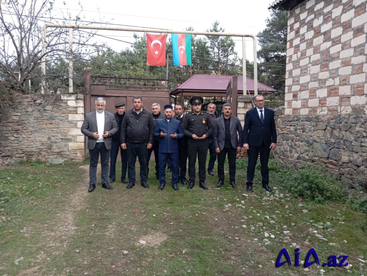 Gədəbəydə Şəhid Hacıyev Şəhriyar Şahlar oğlunun məzarı ziyarət edilib